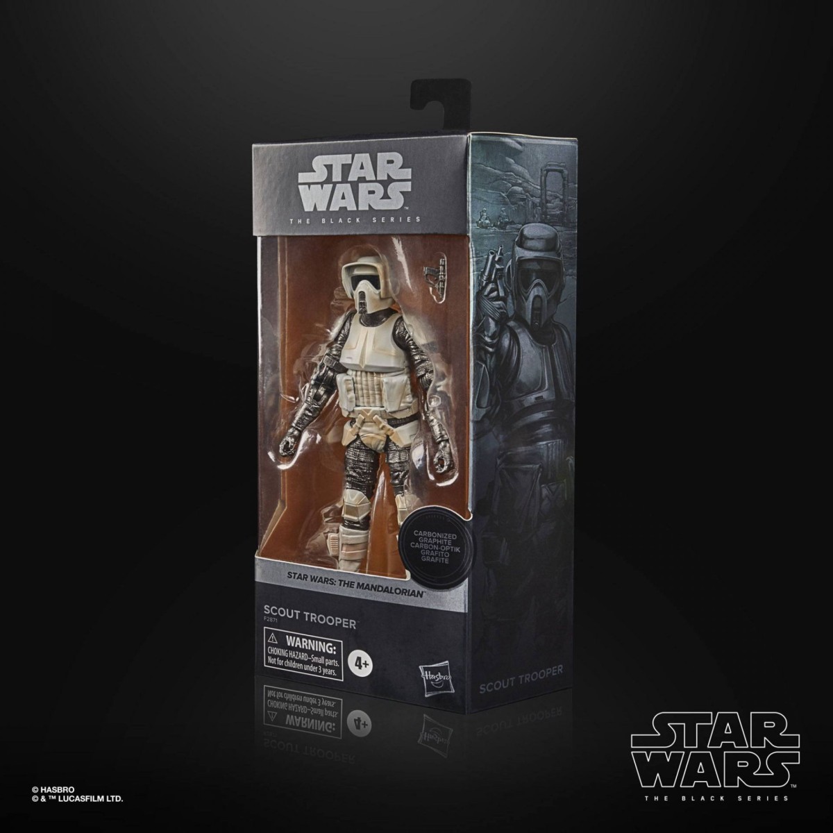 Hasbro Star Wars The Black Series Scout Trooper carbonizado