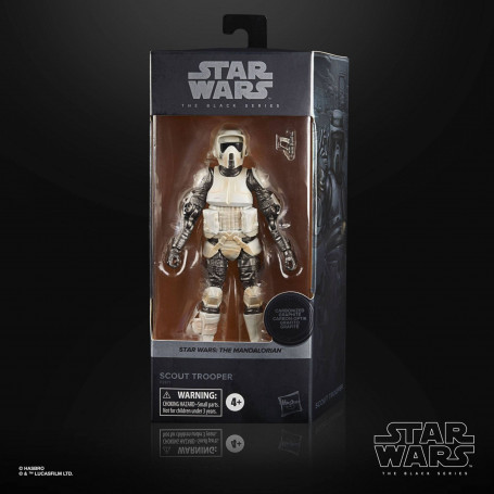 Hasbro Star Wars The Black Series Scout Trooper carbonizado