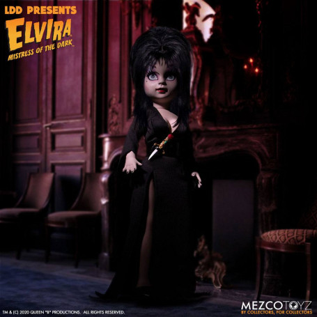 Mezco Living dead Dolls - Elvira Mistress of the Dark