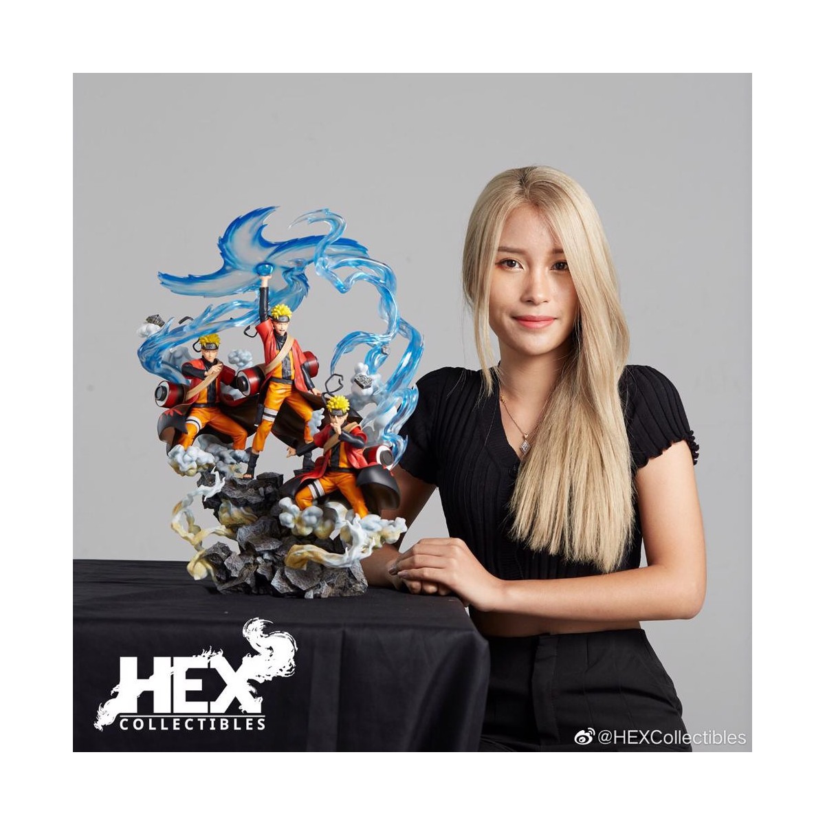 Hex Collectibles - Uzumaki Naruto Senjutsu Futon RasenShuriken - Naruto Shippuden estatua 1/8 