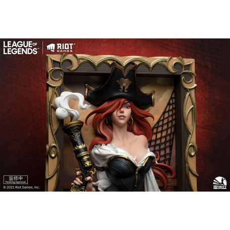 Infinity Studio - Marco 3D de la señorita cazadora de recompensas - League of Legends