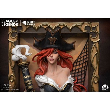 Infinity Studio - Marco 3D de la señorita cazadora de recompensas - League of Legends