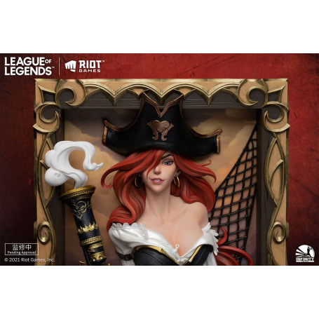 Infinity Studio - Marco 3D de la señorita cazadora de recompensas - League of Legends