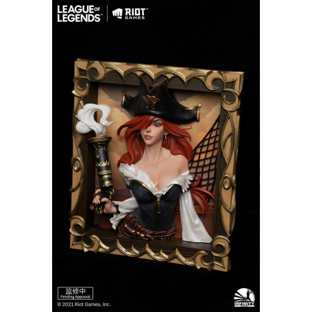 Infinity Studio - Marco 3D de la señorita cazadora de recompensas - League of Legends