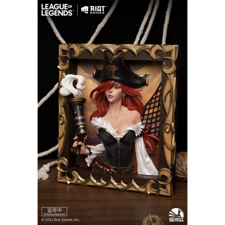 Infinity Studio - Marco 3D de la señorita cazadora de recompensas - League of Legends
