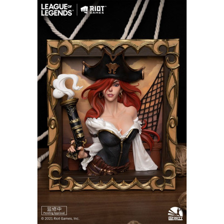 Infinity Studio - Marco 3D de la señorita cazadora de recompensas - League of Legends