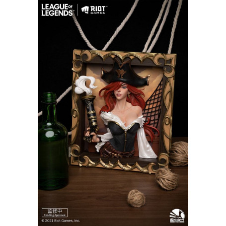 Infinity Studio - Marco 3D de la señorita cazadora de recompensas - League of Legends