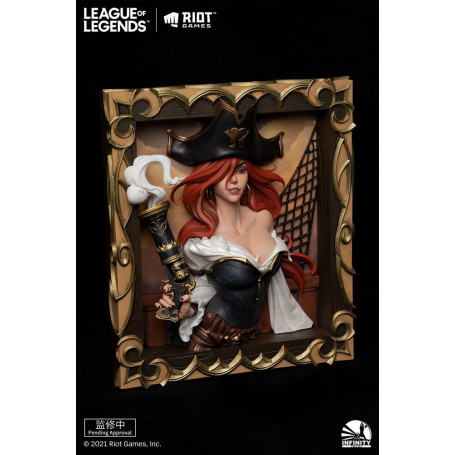Infinity Studio - Marco 3D de la señorita cazadora de recompensas - League of Legends