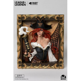 Infinity Studio - Marco 3D de la señorita cazadora de recompensas - League of Legends