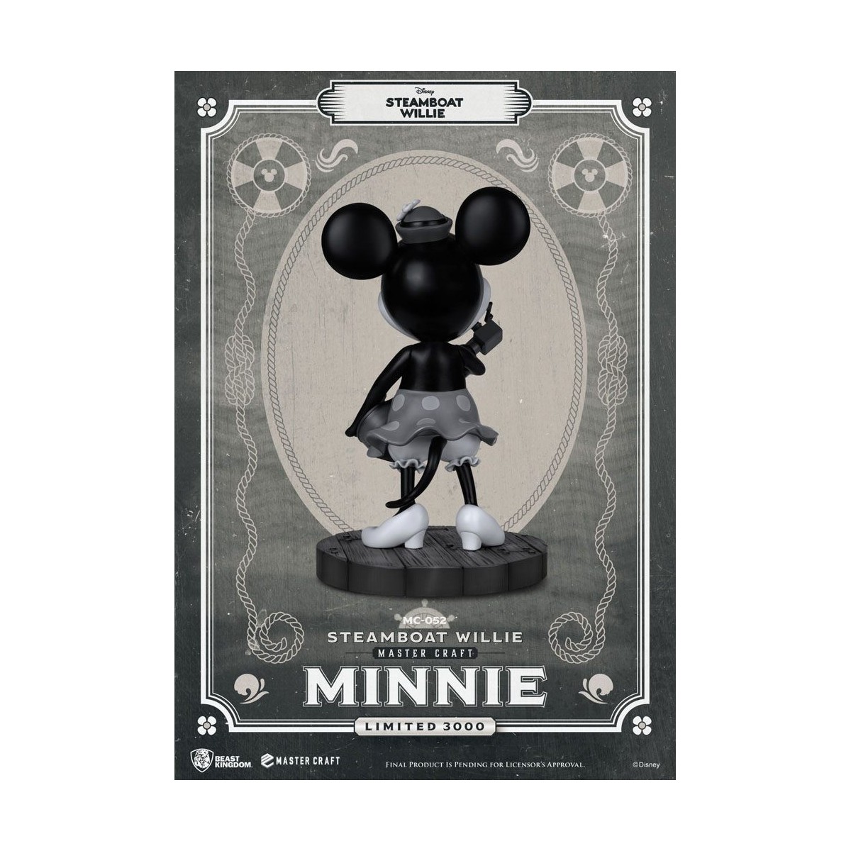 Beast Kingdom Disney - Master Craft Minnie Steamboat Willie
