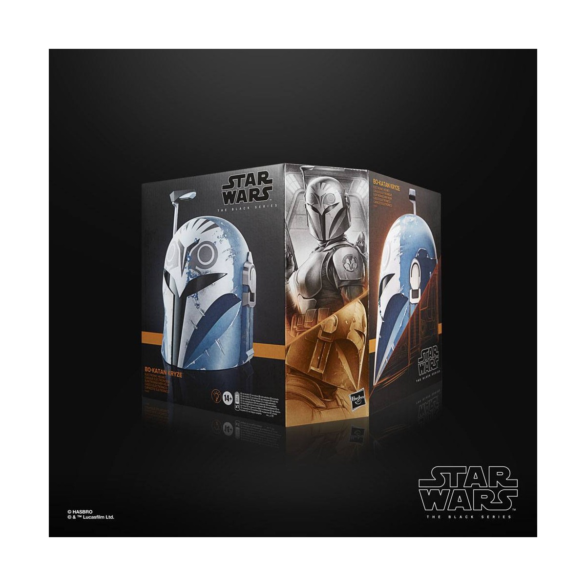 Hasbro - Bo-Katan Kryze El Casco Mandaloriano - Star Wars Black Series Helmet 1:1 Replica Premium