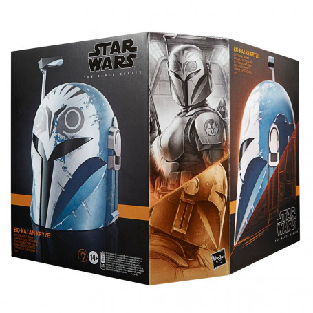Hasbro - Bo-Katan Kryze El Casco Mandaloriano - Star Wars Black Series Helmet 1:1 Replica Premium