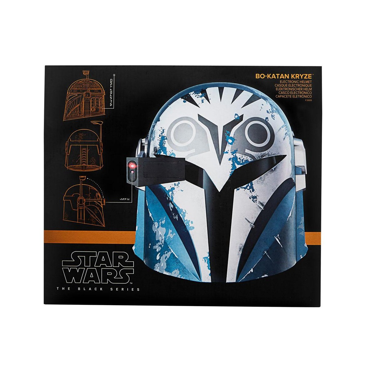 Hasbro - Bo-Katan Kryze El Casco Mandaloriano - Star Wars Black Series Helmet 1:1 Replica Premium