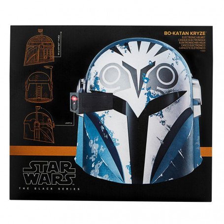 Hasbro - Bo-Katan Kryze El Casco Mandaloriano - Star Wars Black Series Helmet 1:1 Replica Premium