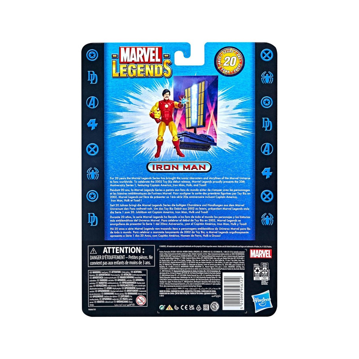 Serie Marvel Legends - IRON MAN 20h Anniversary Series 1 - Hasbro