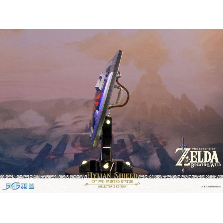 First 4 Figures - Zelda - Hylian Shield Collector's Edition - Breath of the Wild Estatua de PVC