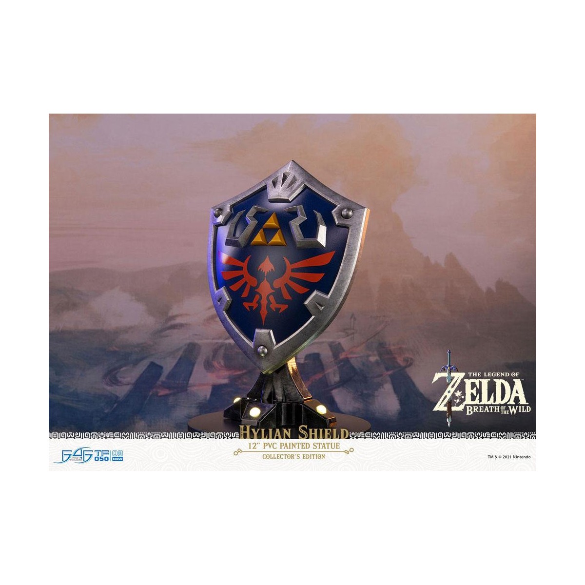 First 4 Figures - Zelda - Hylian Shield Collector's Edition - Breath of the Wild Estatua de PVC