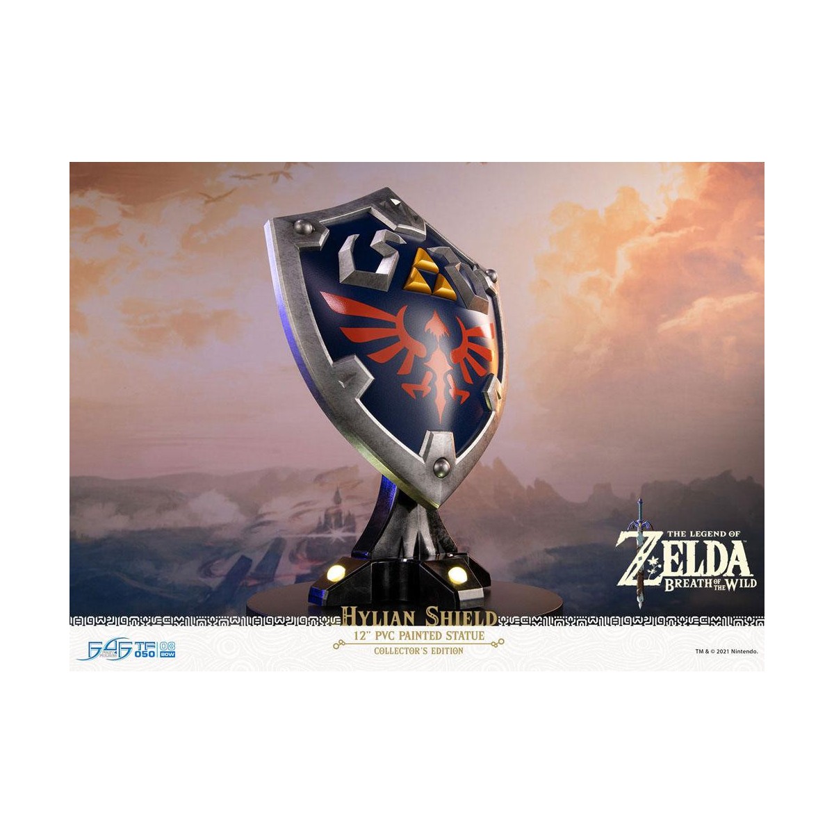 First 4 Figures - Zelda - Hylian Shield Collector's Edition - Breath of the Wild Estatua de PVC