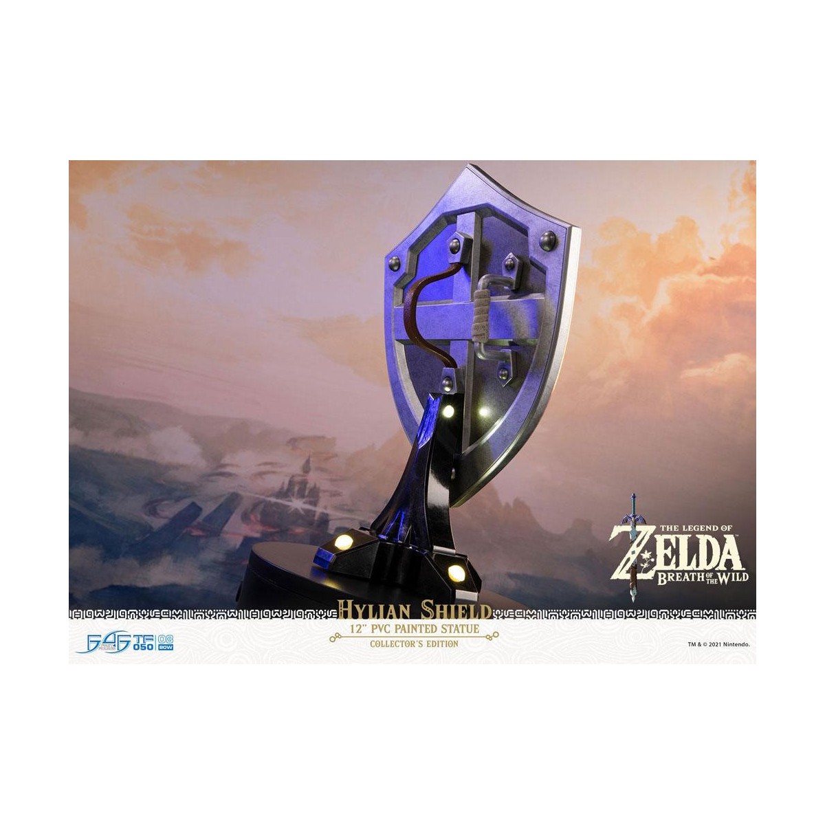 First 4 Figures - Zelda - Hylian Shield Collector's Edition - Breath of the Wild Estatua de PVC