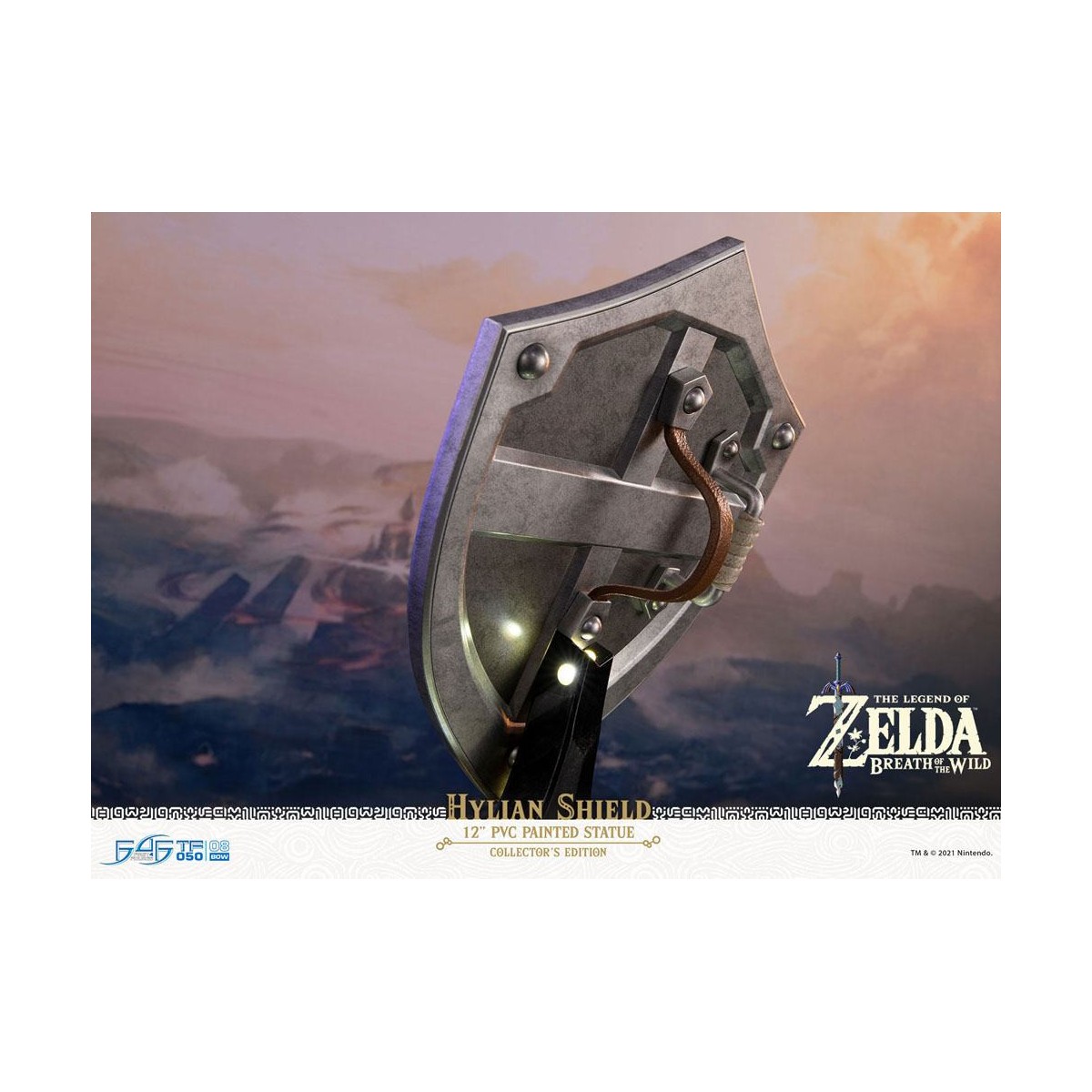 First 4 Figures - Zelda - Hylian Shield Collector's Edition - Breath of the Wild Estatua de PVC