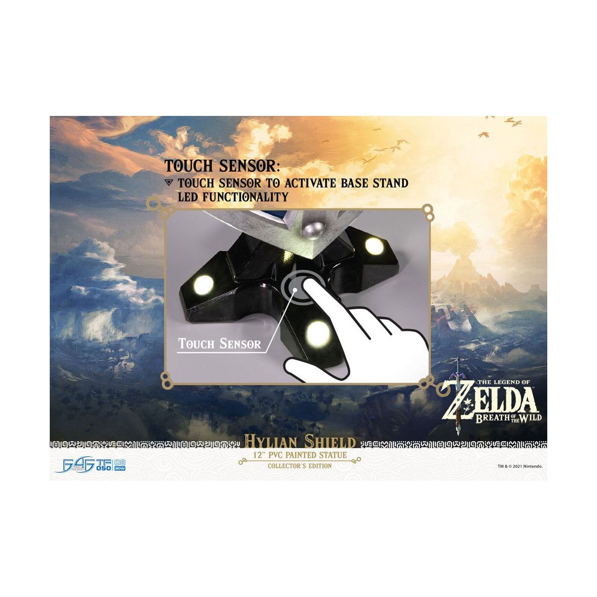 First 4 Figures - Zelda - Hylian Shield Collector's Edition - Breath of the Wild Estatua de PVC