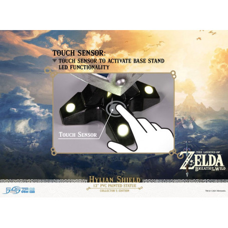 First 4 Figures - Zelda - Hylian Shield Collector's Edition - Breath of the Wild Estatua de PVC