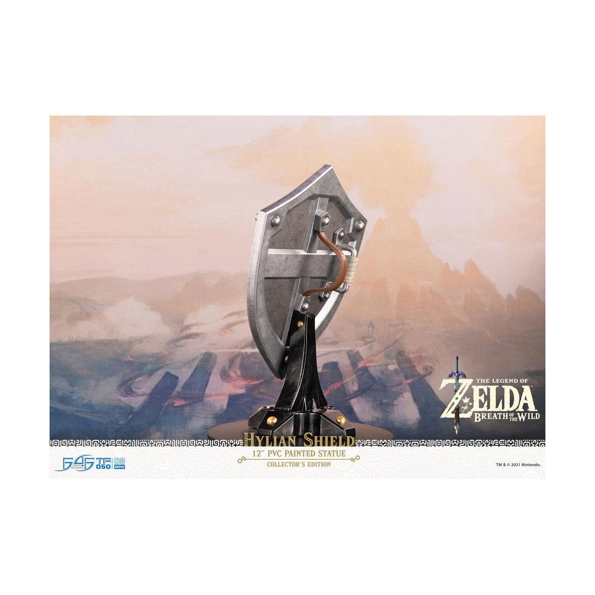 First 4 Figures - Zelda - Hylian Shield Collector's Edition - Breath of the Wild Estatua de PVC