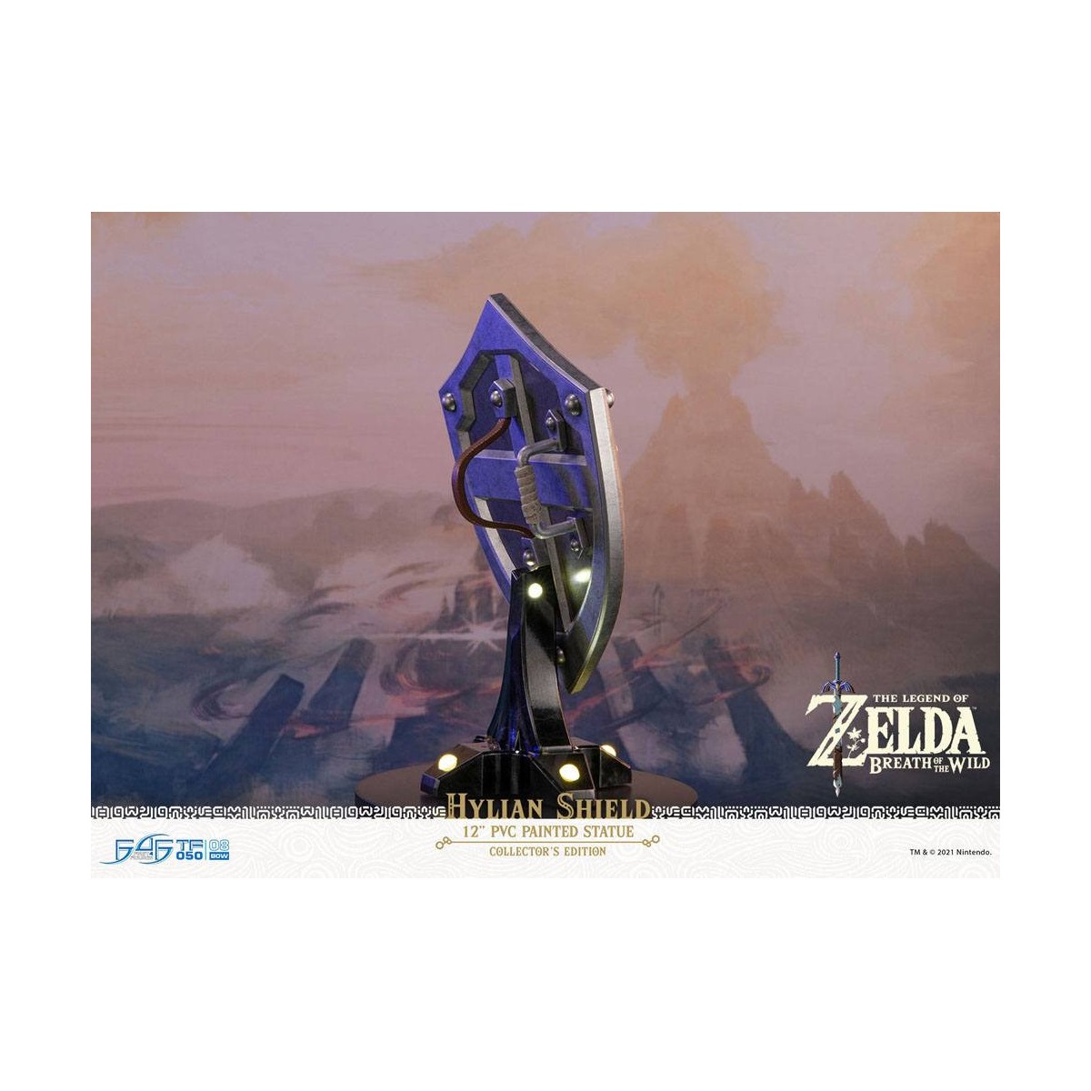 First 4 Figures - Zelda - Hylian Shield Collector's Edition - Breath of the Wild Estatua de PVC