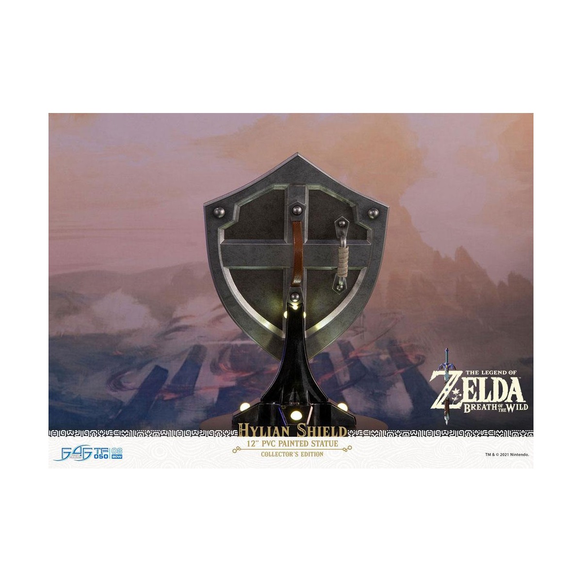 First 4 Figures - Zelda - Hylian Shield Collector's Edition - Breath of the Wild Estatua de PVC