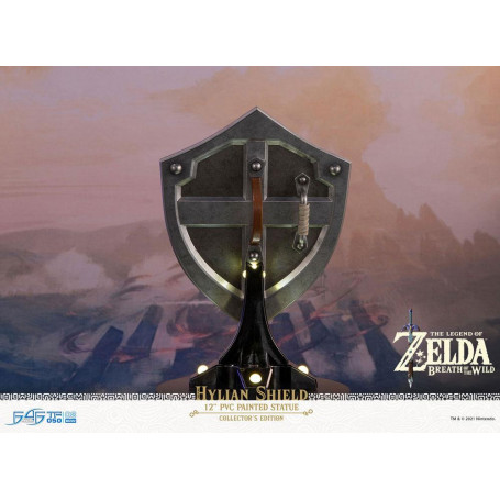 First 4 Figures - Zelda - Hylian Shield Collector's Edition - Breath of the Wild Estatua de PVC