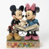 Enesco Disney Traditions - Mickey y Minnie hojeando un libro
