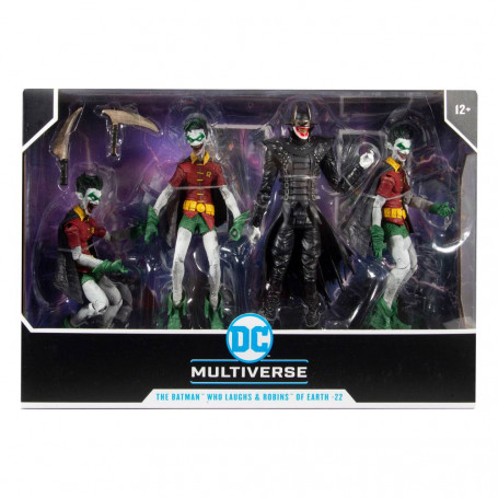 Mc Farlane - Dark Nights : Metal - The Batman Who Laughs and the Robins of Earth 22 pack 4 figuras