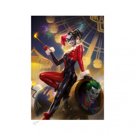 Impresión de DC Comics - Impresión artística Harley Quinn & The Joker 37 - 46 x 61 cm - sin marco