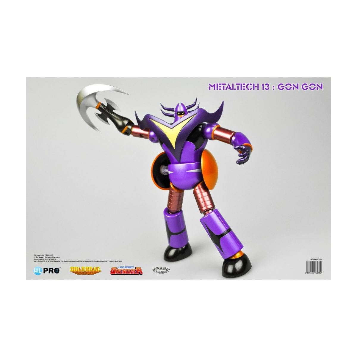 HL PRO - Gon Gon Color Metálico - Goldorak - Robot Grendizer UFO - Metaltech 13 Die Cast