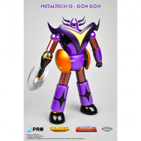 HL PRO - Gon Gon Color Metálico - Goldorak - Robot Grendizer UFO - Metaltech 13 Die Cast