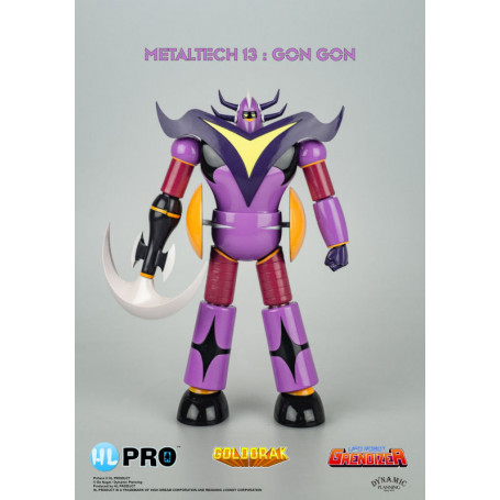 HL PRO - Gon Gon Anime Color - Goldorak - UFO Robot Grendizer - Metaltech 13 Die Cast