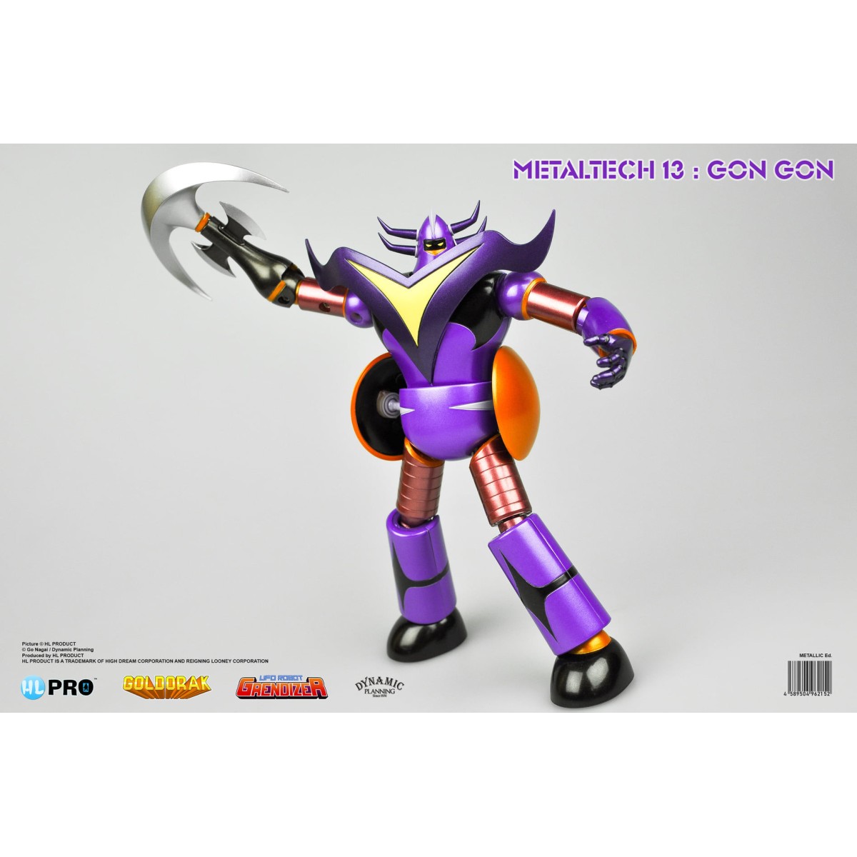 HL PRO - Gon Gon Anime Color - Goldorak - UFO Robot Grendizer - Metaltech 13 Die Cast