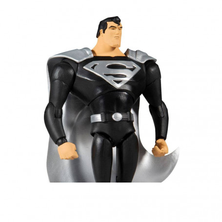 Mc Farlane DC Multiverse - Superman Black Suit Variant - Superman: The Animated Series 1/12