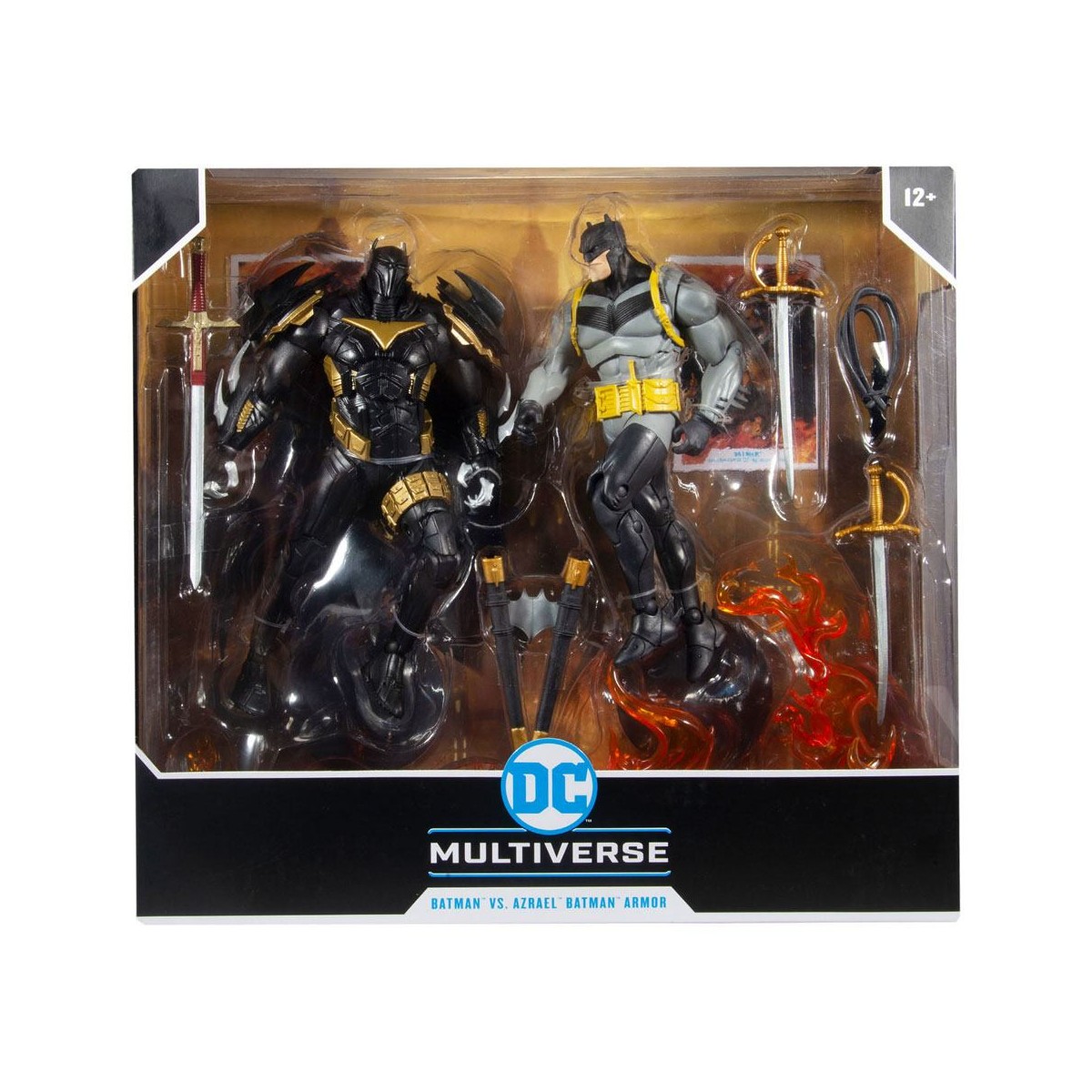 Mc Farlane - Multiverso DC - Armadura Batman vs Azrael - Multipack Caballero Blanco 1/12