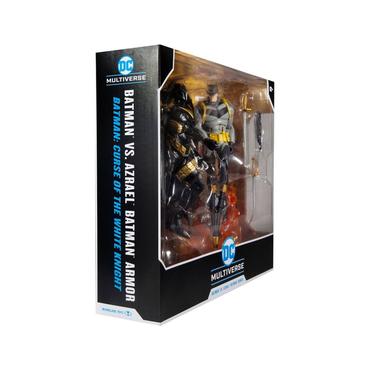 Mc Farlane - Multiverso DC - Armadura Batman vs Azrael - Multipack Caballero Blanco 1/12