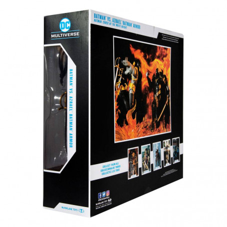 Mc Farlane - Multiverso DC - Armadura Batman vs Azrael - Multipack Caballero Blanco 1/12