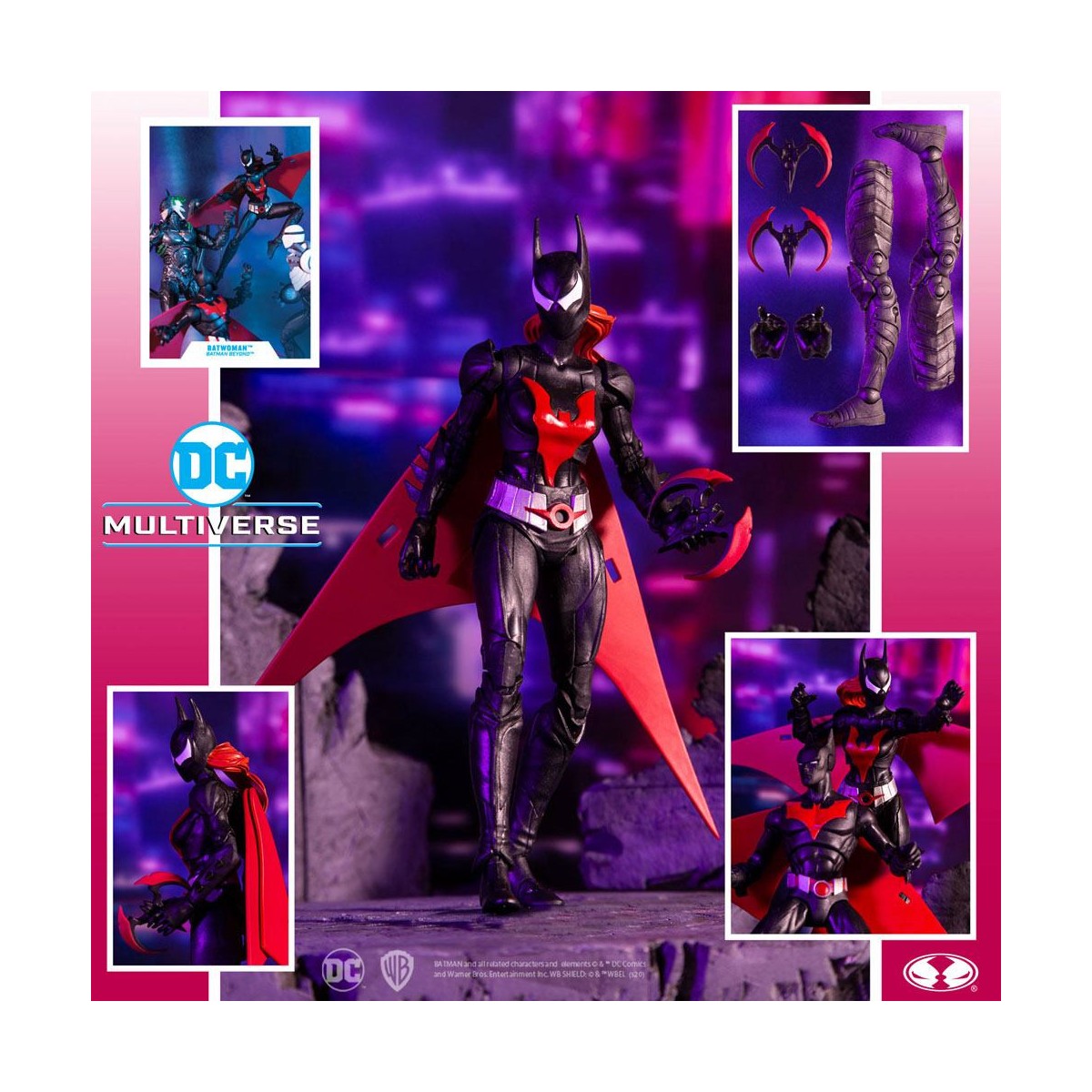 Mc Farlane - DC Multiverse - Batwoman - Batman Beyond 1/12 - Build A Jokerbot