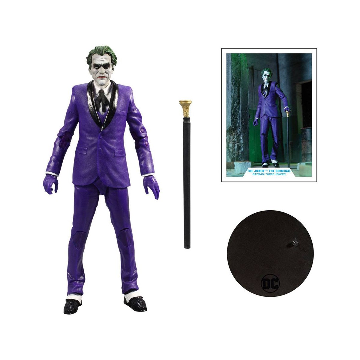Mc Farlane - DC Multiverse - El Joker: El Criminal - Batman: Three Jokers 1/12