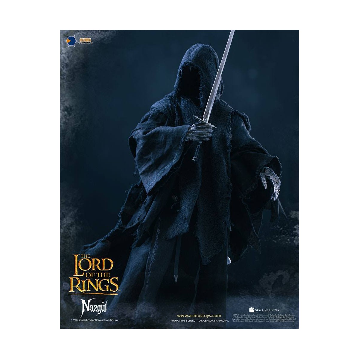 Asmus Toys - El Señor de los Anillos 1/6 Nazgûl - Ringwraith - LOTR