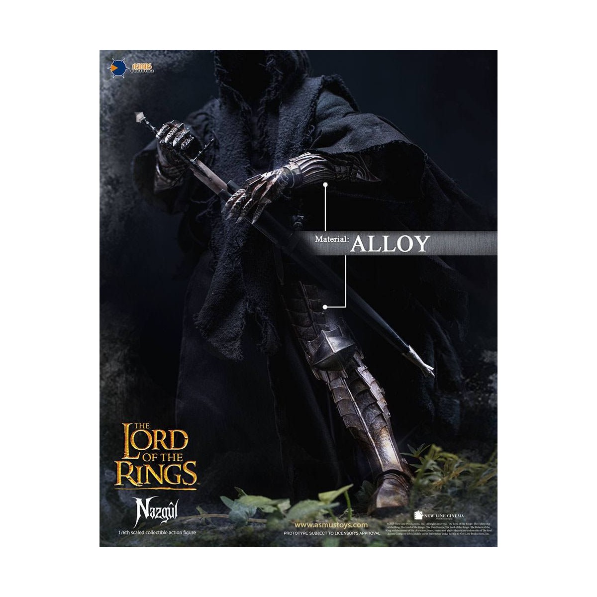 Asmus Toys - El Señor de los Anillos 1/6 Nazgûl - Ringwraith - LOTR