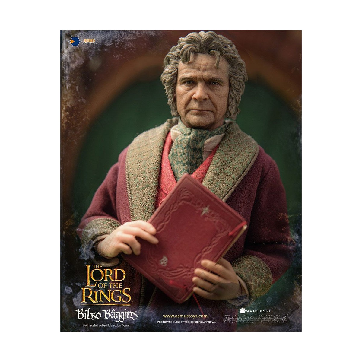 Asmus Toys - El Señor de los Anillos 1/6 figura de Bilbo Bolsón - LOTR