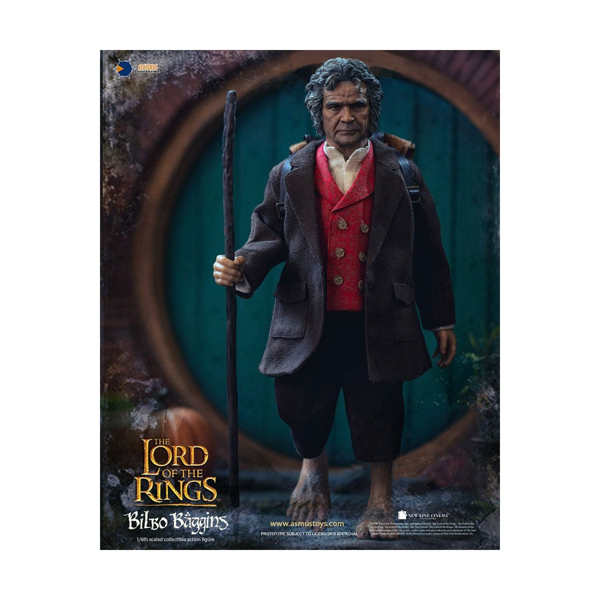 Asmus Toys - El Señor de los Anillos 1/6 figura de Bilbo Bolsón - LOTR