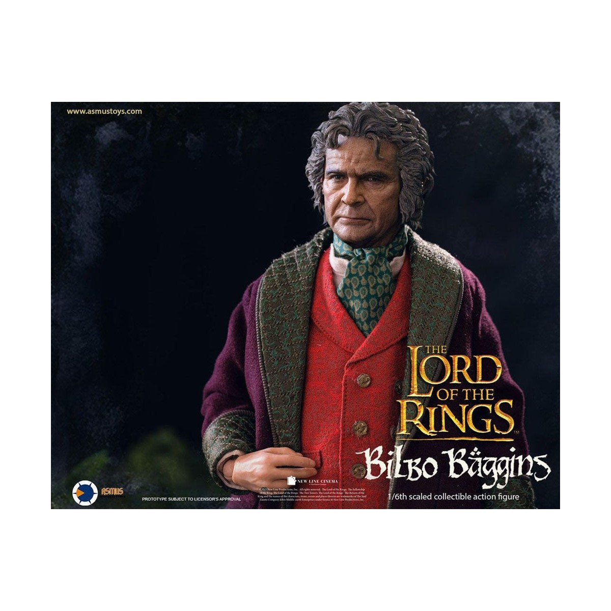 Asmus Toys - El Señor de los Anillos 1/6 figura de Bilbo Bolsón - LOTR