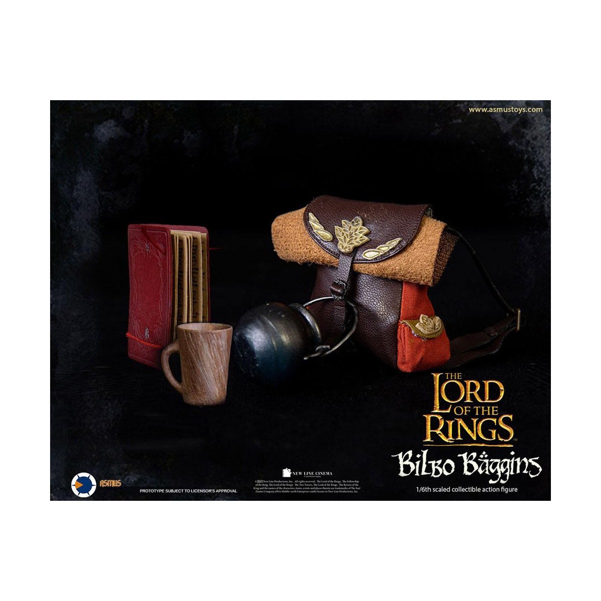 Asmus Toys - El Señor de los Anillos 1/6 figura de Bilbo Bolsón - LOTR