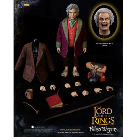 Asmus Toys - El Señor de los Anillos 1/6 figura de Bilbo Bolsón - LOTR
